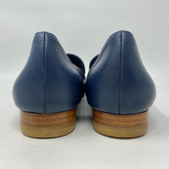 Equitare Blue Leather Pointed Toe Flats, Women’s Size 40 - Picture 8 of 14